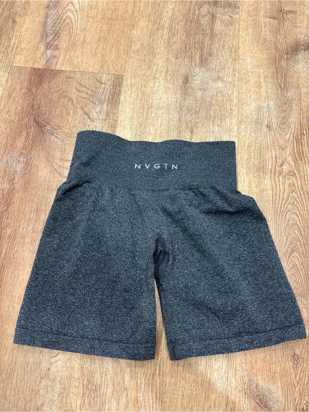 NVGTN Women's High-Rise Charcoal Bike Shorts